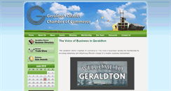Desktop Screenshot of geraldtonchamber.com